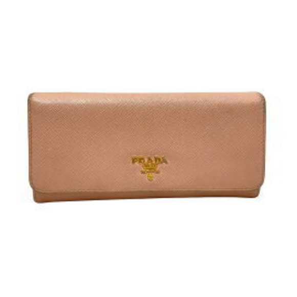 Prada long Wallet pink leather - Picture 1 of 9